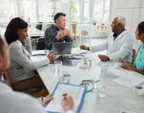 Doctors having a meeting