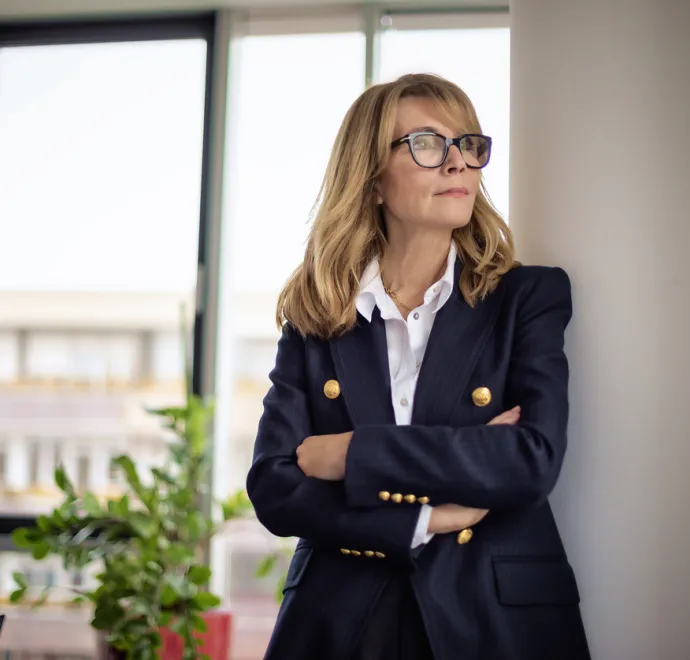 confident businesswoman