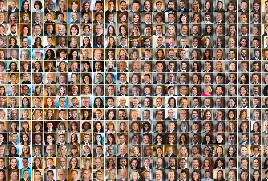 mosaic of Chartis employees